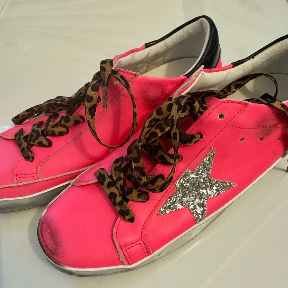 Hot Pink Low Tops